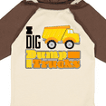 thumbnail image 4 of Inktastic I Dig Dump Trucks Boys or Girls Long Sleeve Baby Bodysuit, 4 of 5