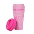 thumbnail image 4 of Hello Kitty Character Print Pink 27 Oz Stainless Steel Travel Coffee Tumbler, 4 of 6