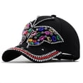 thumbnail image 1 of Baseball cap sun hat with diamonds hat ladies hat, 1 of 5