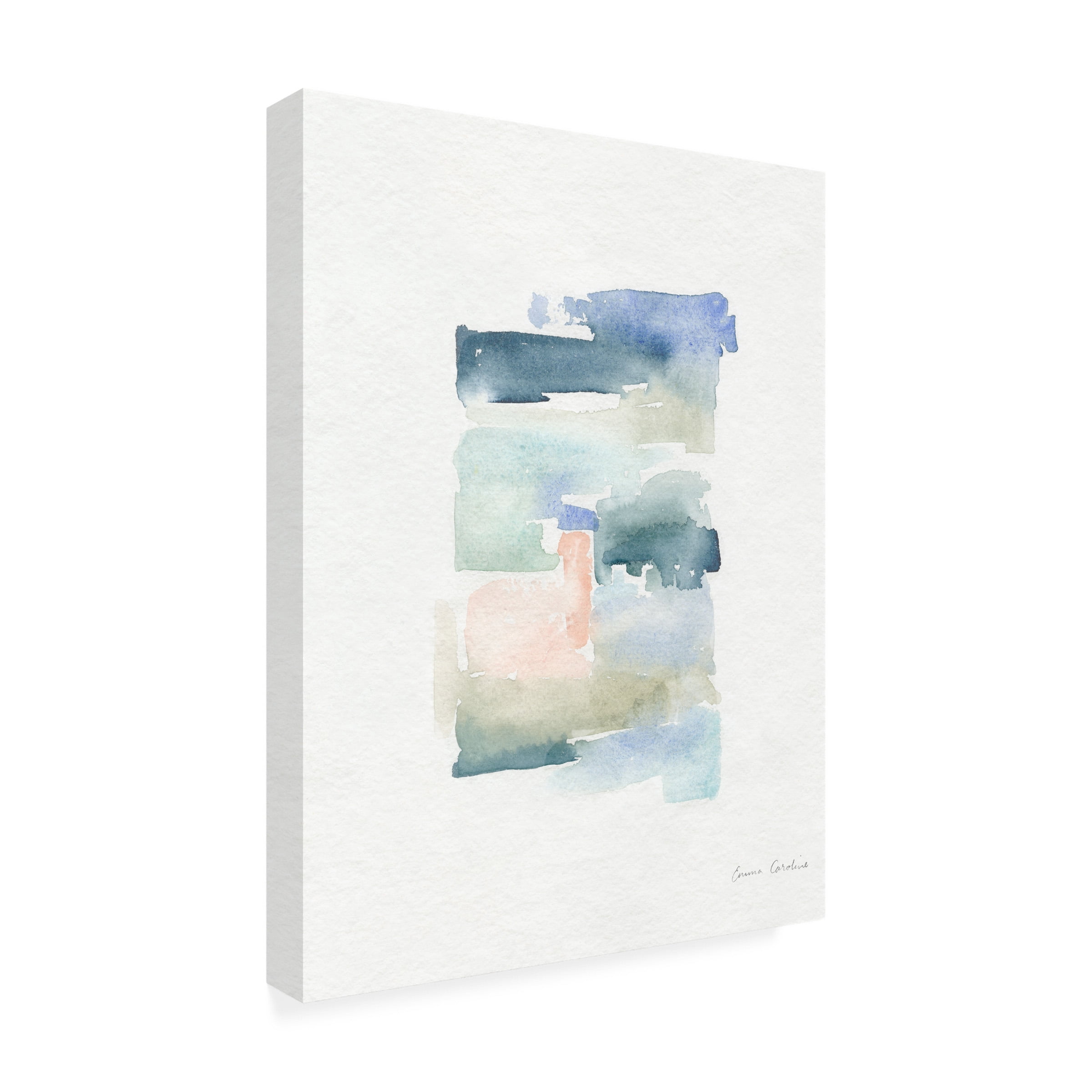 Emma Caroline 'Sea Glass Color Studies IV' Canvas Art