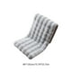 thumbnail image 3 of Cojín de asiento de felpa con respaldo – Antideslizante, cojín grueso para sillas, taburetes y sofás | Cojín suave de felpa con correas, diseño plegable, para uso interior y exterior, 3 of 6