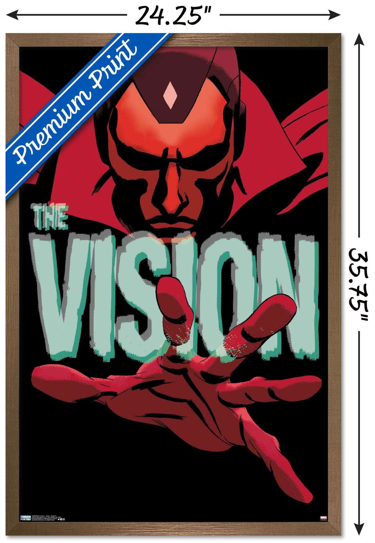Marvel Comics - Vision - Vision #1 Wall Poster, 22.375" x 34", Framed