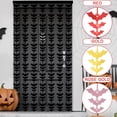 thumbnail image 3 of Cortinas de Halloween con murciélagos, cortinas de puerta con flecos de aluminio, cortina de puerta con decoración de murciélagos para fiesta de Halloween, 3 of 5