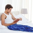 thumbnail image 6 of Picia Blurred Star Snow Christmas Mens Soft Woven Cotton Elastic Waistband Sleep Pajama Pant Lounge Sleep Pant With Pockets And Drawstring-Medium, 6 of 9