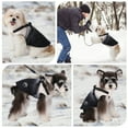 thumbnail image 6 of Pet Dog Coat with Harness Winter Dog Coat Fleece Dog Jacket Waterproof Zipper Dog Jacket Puppy Small Dog Clothes Dog Coat, 6 of 7
