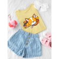thumbnail image 3 of Halloween Corgi And Candy T-Shirt Toddler -Image by Shutterstock,  2 Toddler, 3 of 4
