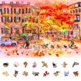 thumbnail image 1 of Rompecabezas Graphinee Calle de Otoño 1000 Piezas 49x68 cm, 1 of 9