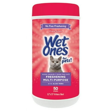 Wet Ones Multipurpose Wipe for Cats - 50 Ct Canister