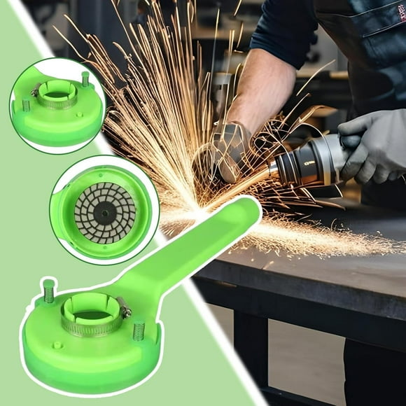 Qaailabf Angle Grinder Dust Shroud | Surface Grinding Cover | Adjustable Dust Collection System | Compatible with Abrasive Wheels and Discs | Efficient Debris Removal for Stone and Wall Work |