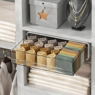 Verponity Under Desk Drawer Organizer – 2-Layer Slide-Out Storage, Clamp-On, No Drills | Mesh Metal Design