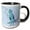 Black/White, variant on 3drose, Cute Blue and Purple Squid, 11oz Magic Transforming Mug