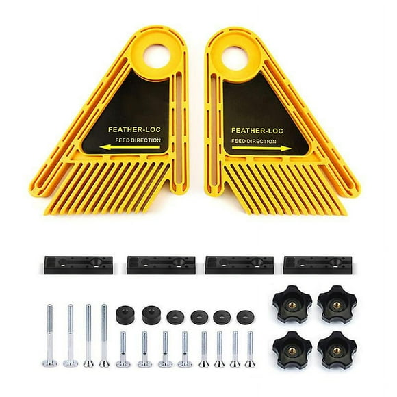 2x Featherboards Spring Loc Board For Table Saws And Router Tables Fence Tools Mitre Joints Gauge Slot Windows And Doors Diy