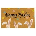 thumbnail image 3 of Carpet,Natural Coir Happy Easter Outdoor Doormat 18" x 30" | Non-Skid Rubber Backing for Porch & Front Door | Washable Spring Holiday Welcome Mat,A6,24"W*16"L, 3 of 9