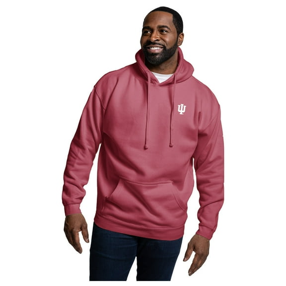 Men's League Collegiate Wear Crimson Indiana Hoosiers Essentials 2.0 Fleece Pullover Hoodie