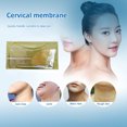thumbnail image 3 of Máscara de cuello de cristal de colágeno para blanquear las arrugas antienvejecimiento parche para el cuello (dorado) Likrtyny Cuidado Belleza, 3 of 8