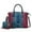 RB Raspberry, variant on Liora Women's Tote Bag with Wallet, Croc Embossed Vegan Leather Handbag Purse by Mia K - Fuchsia