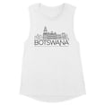 thumbnail image 1 of Skyline Botswana South Africa Women's Muscle Tank X-Small White, 1 of 5