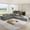 Grey, variant on Newest 132" Modular L-Shaped Sectional Sofa Set in Chenille with 6 Pillows for Spacious Lounge, Grey