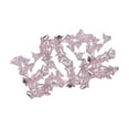 thumbnail image 2 of 100 cuentas de flores para hacer joyas, pulseras, manualidades, regalo para mujer, dijes de flores, adornos hechos a mano, collares, cuentas florales. Rosa, 2 of 8