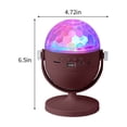 thumbnail image 3 of Accessoires de Bureau Haut-Parleur Bluetooth Qwtwty Projecteur de Projection Ciel de Scène Système de Son de Fête Rêveuse Projecteur Extérieur, 3 of 9