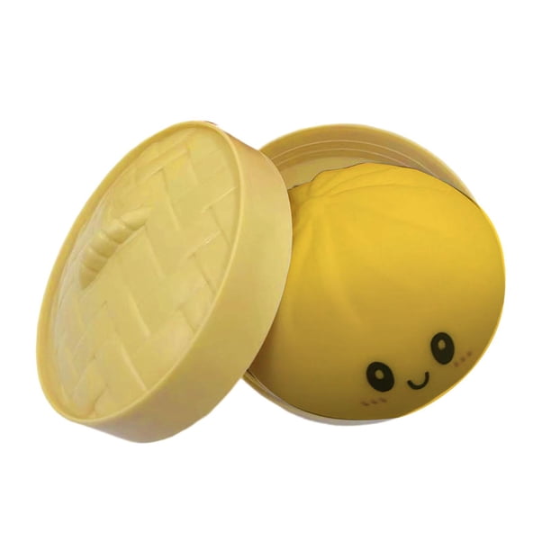 Juguete sensorial, juguete de escritorio de oficina, recuerdos de fiesta, bola de dumpling suave, engaña a la gente, mano Amarillo