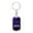 Dog Tag with Swivel Keychain (Gold), variant on Ninja Purple Dog Tag Keychain Stainless Steel Silver Tone or Gold Tone
