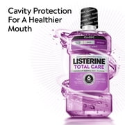 Listerine Total Care Intense Anticavity Fluoride Mouthwash, Intense Mint, 500 mL
