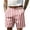 Pink_0402S&17, variant on Striped Mens Linen Short Color Block Shorts for Men Casual Summer Beach Vacation Travel Big and Tall Bermuda Shorts for Men with Pockets Red S