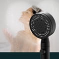 thumbnail image 2 of Shower Heads High Pressure 5-Speed Booster Shower Head， Shower Head Home Bath Shower Nozzle Water Heater Filter Shower , Straight Handle with One Press Water Stop Function Shower Head., 2 of 8