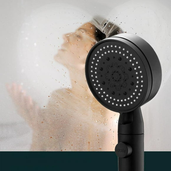 LSLJS Booster 5 Vitesses Shower Head, Shower Head Home Bath Filtre Chauffe-Eau Douche, Poignée Droite avec une Fonction d'Arrêt de l'Eau de Presse Shower Head., Shower Head on Clearance