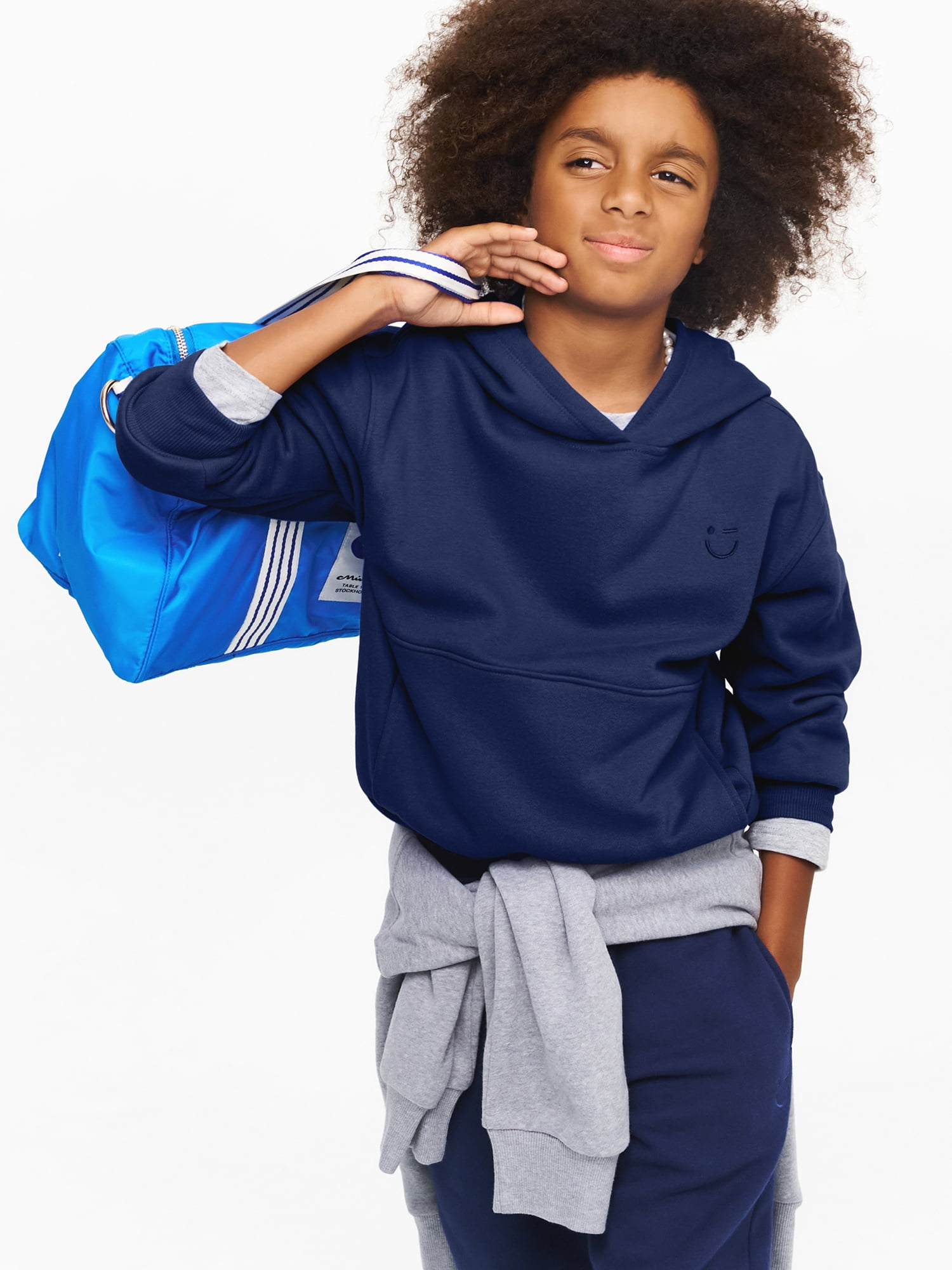 Color Mix by Garanimals Kids Fleece Hoodie, Sizes 6–16