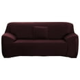 thumbnail image 3 of Shanna Stretch Sofa Slipcover Non Slip Couch Covers for 1 2 3 4 Seater and Sectional Couch, Sofa Furniture Protector(2 Seater,Dark Brown), 3 of 7