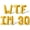 Gold, variant on Letter Balloons - WTF IM 30 16" Inch Alphabet Letters Foil Mylar Balloon 30th Birthday Party Banner (Gold)