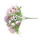 thumbnail image 3 of Billuyoard 2020 nueva de flores de Rosa artificiales escritorio ramo de rosas decorativo fiesta de boda Flores artificiales morado claro PC 1, 3 of 6