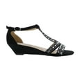 thumbnail image 4 of Bellini Laaris Women Wedge Sandals In Black Microsuede, 4 of 5