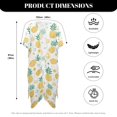 thumbnail image 6 of Xoenoiee Tropical Pineapple Lemon Star Pattern Women's Swimsuit Cover Up Half Sleeve Kimono Cardigan 2026 Summer Fashion Top Casual Dressy Loose Lightweight Cardigans, 6 of 7