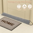 thumbnail image 2 of Under Door Draft Stopper 36 inches Triangle Door Draft Blocker with Hanging Loops Under Door Wind Noise Blocker Heavy Duty Weather Guard Snake Stripping for Air Seal Insulation Soundproof, 2 of 8