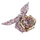thumbnail image 1 of Reloj de pulsera de cuarzo de aleación con correa de tela floral para mujer a la moda, reloj de pulsera informal para regalo (#4), 1 of 4