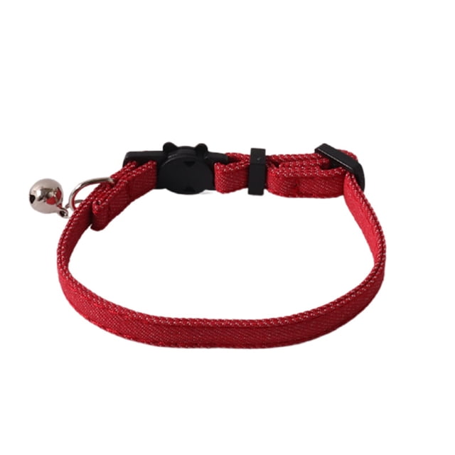 Xiao Hua Collar para gatos con hebilla ajustable de seguridad suave para perros pequeños o gatos, A20