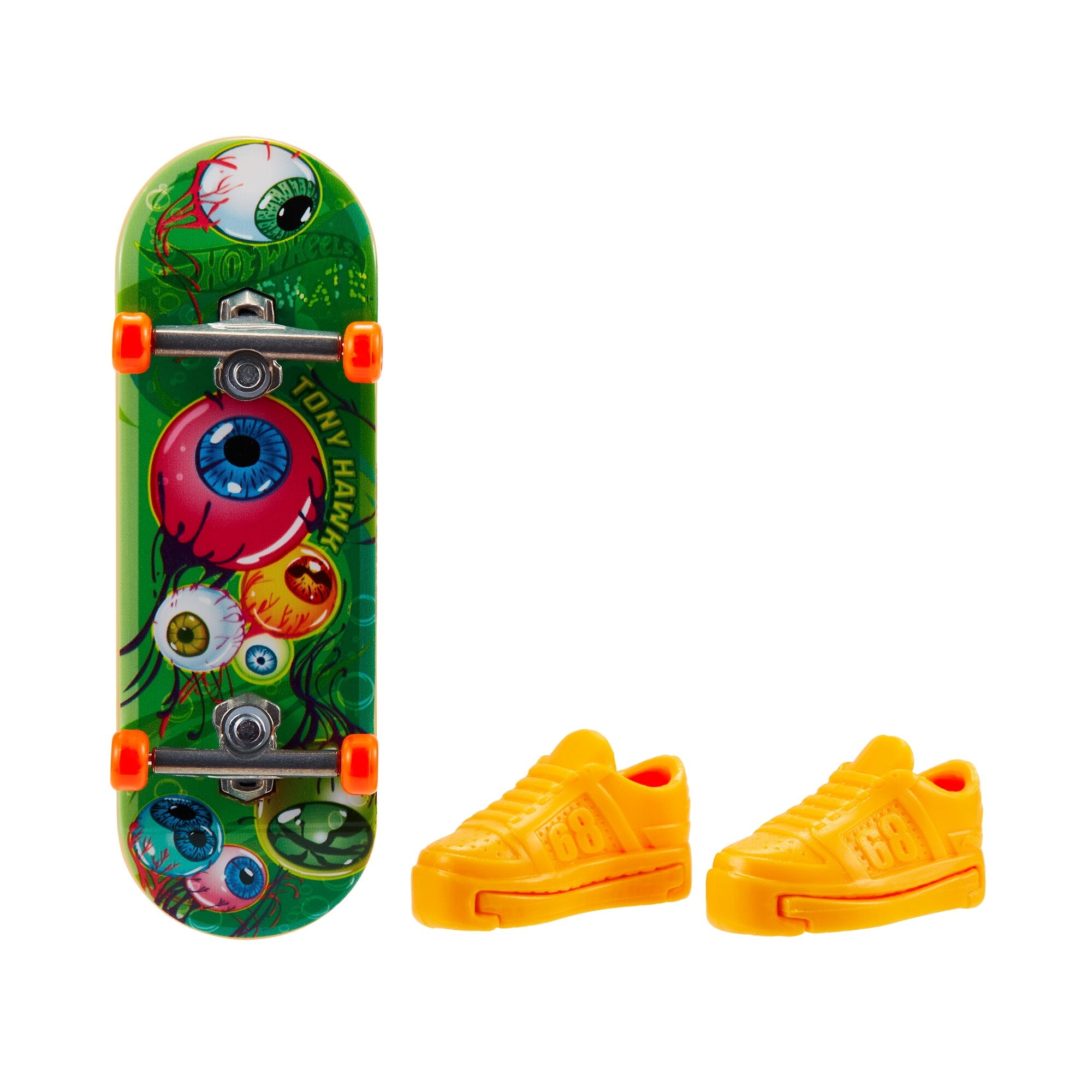 Hot Wheels Skate Tony Hawk Fingerboard & Skate Shoes, Toy for Kids (Styles May Vary)