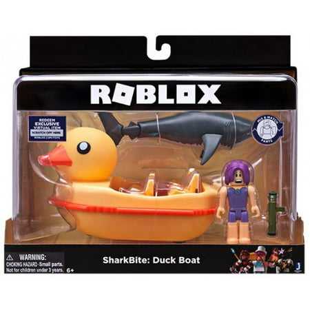 Roblox Celebrity Collection Sharkbite Duck Boat Figure Set - roblox duck pictures