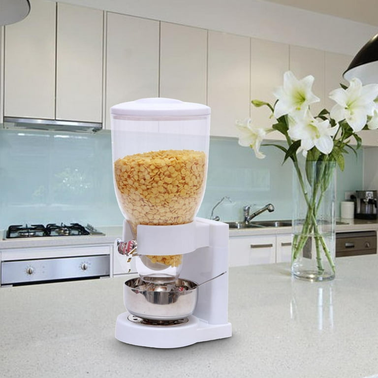 1pc Plastic Food Distributor Cereal Dispenser Oatmeal Maker Grain