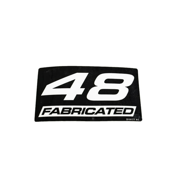 CUB CADET 777D19177 Label Fab Deck 48" Z Force GT SZ Tank 48 L LZ 2148