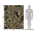 thumbnail image 3 of Rwraps Green Camouflage Uniform Flecktarn Matte Vinyl Film Wrap 59in x 6in Vinyl Vehicle Car Film, 3 of 9