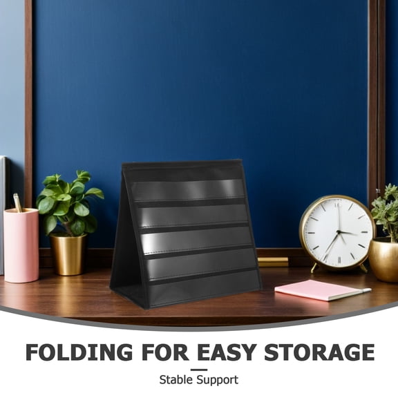 SEWOART Desktop Pocket Chart Display Stand with Large Storage Capacity for Art Prints and Documents
