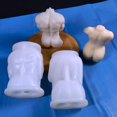 thumbnail image 2 of Molde de silicona para velas, bricolaje, creativo, yeso, piedra fragante, herramienta de molienda decorativa, 2 of 5