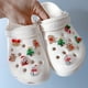 thumbnail image 3 of Juego de 12 adornos navideños para zapatos: hombrecito de jengibre y árbol de Navidad verde, adornos brillantes de ABS para zuecos y zapatillas, regalo navideño., 3 of 8