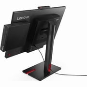 Lenovo ThinkCentre M70q Gen 5 12TD001KUS Desktop Computer - Intel Core i7 14th Gen i7-14700T - vPro Technology - 16 GB - 512 GB SSD - Tiny - Black - Intel Q670 Chip - Windows 11 Pro - Intel UHD Gra...
