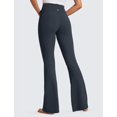 thumbnail image 2 of Pantalones CRZ YOGA Butterluxe de Cintura Alta con Cruz en V Azul Marino, 2 of 7