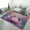 Flannel, variant on Fox in Moonlit Forest Area Rugs Soft Carpet Suitable for Living Room Kitchen Bedroom Laundry Room Home Decorations